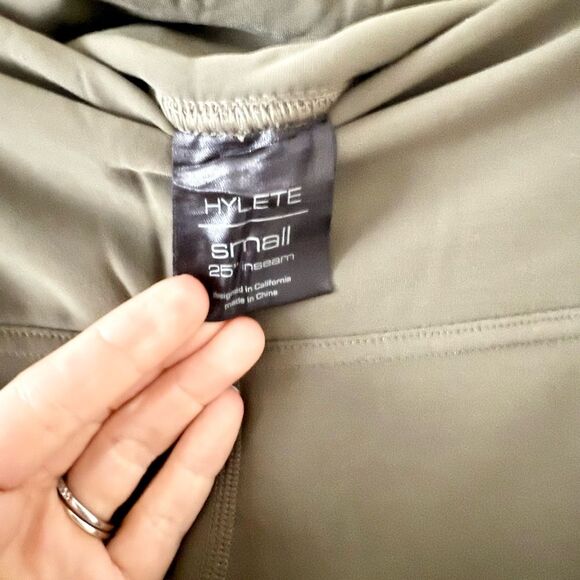 Hylete Terras Fitflex Fleece Lined Legging in Olive - Size S - Picture 6 of 6
